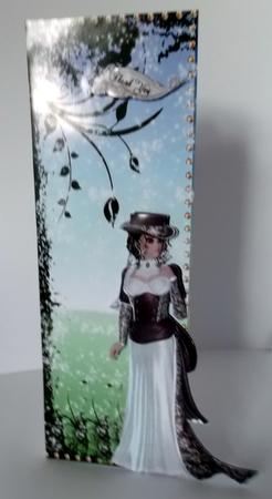 Over the Edge Dl Lady Large by Elaine HIndson