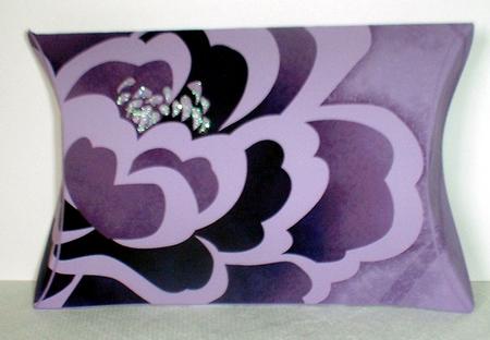 Subtle Shade Oriental Blossoms Pillow Box by Elaine HIndson