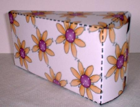 Pink and Yellow Daisy Cake Slice Gift Box by Elaine HIndson