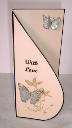 Diamond Butterfly Teardrop by Elaine HIndson