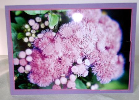Beautiful Floral 2 Corner Stacker by Elaine HIndson