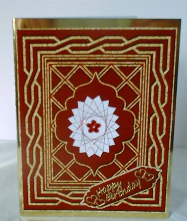 Eastern Touch Blank Card 7 by Elaine HIndson