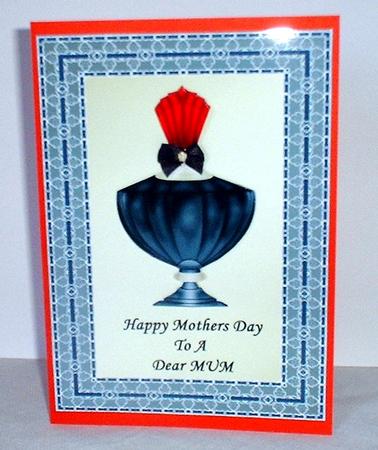 Black Lace Frame on Gold Perfume Bottle - Mothers Day by Elaine HIndson