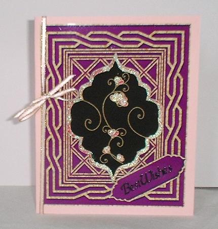 Eastern Touch Blank Card 2 by Elaine HIndson