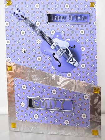 Fancy Girl Lilac Cutie Backing Paper 1 Sheet by Elaine Thompson