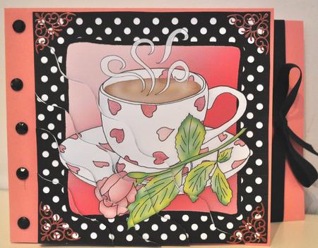 Coffee Lovers - Coffee Time Wavey Corner Stacker by Elaine Thompson