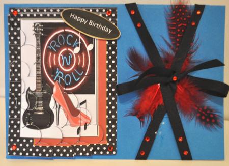 You Go Girl Happy Birthday Rock N Roll by Elaine Thompson