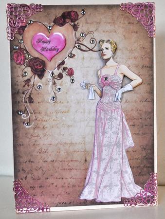 Lady in Pink by Elaine Thompson