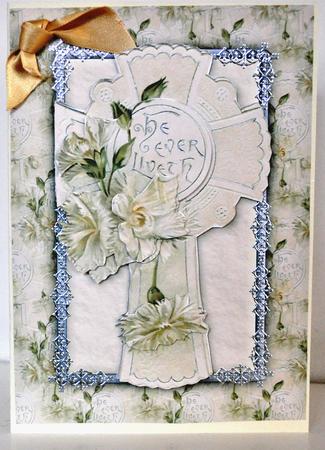 Easter Cross Quick Card by Elaine Thompson