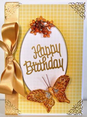 Luscious Berries A5 Card Front or Insert by Elaine Thompson