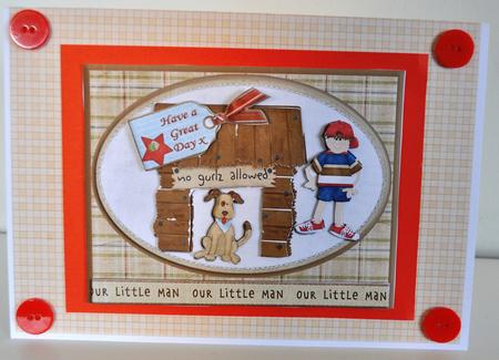 Luscious Berries A5 Card Front or Insert by Elaine Thompson