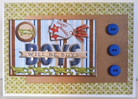Luscious Berries A5 Card Front or Insert by Elaine Thompson