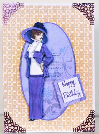 Luscious Berries A5 Card Front or Insert by Elaine Thompson