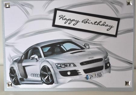 Audi Sport Decoupage by Elaine Thompson