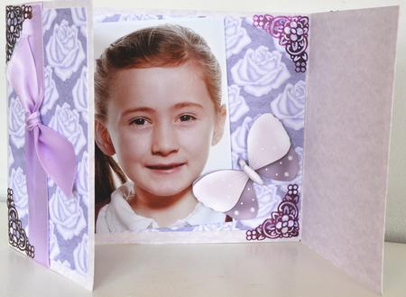 Soft Mauve Roses Backing Paper One by Elaine Thompson