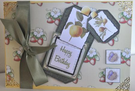 Strawberry Blossom Background Paper by Elaine Thompson