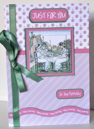 Young Ladies Tea Party by Elaine Thompson
