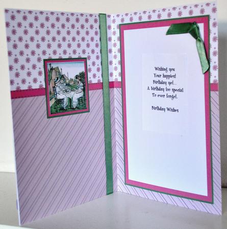 Young Ladies Tea Party Insert by Elaine Thompson