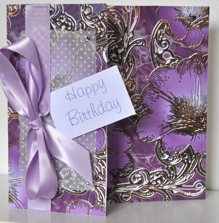 Lilac Shoe Fairy 1 Floral A4 Backing Paper by Elaine Thompson