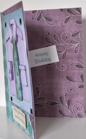 Smokey Pink Linen Swirls A4 Backing Paper by Elaine Thompson