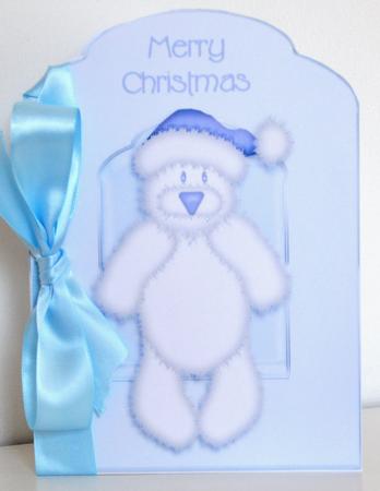 Polar Bear Scalloped Top Quick Card by Elaine Thompson