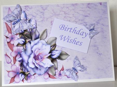 Flower Corner Backing Paper 2 by Elaine Thompson