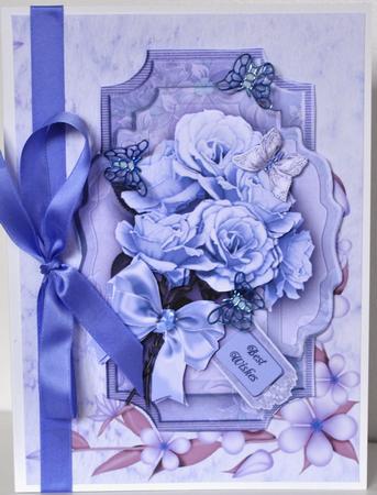 Flower Corner Backing Paper 3 by Elaine Thompson