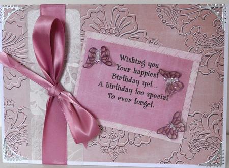 Burnt Orange Floral Embossed A4 Backing Paper by Elaine Thompson
