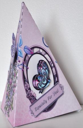 Butterflies and Flowers Triangle-dangle by Elaine Thompson
