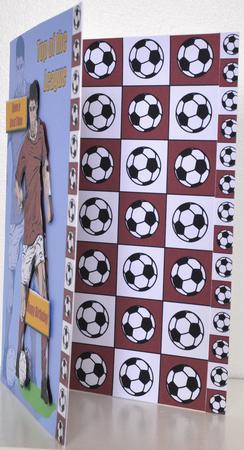 Footballs (red & White) by Elaine Thompson