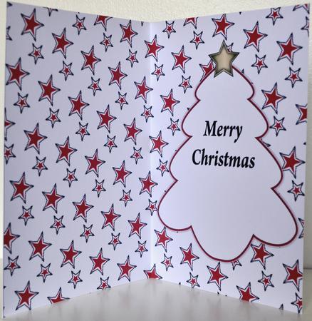 Christmas Tree Insert (red) by Elaine Thompson