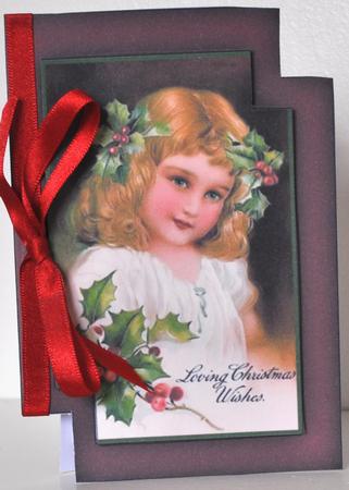 2 to a Page Vintage Girl by Elaine Thompson