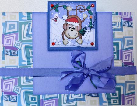 Xmas Chunky Monkey No-hole Over the Edge N Spiral Pyramid by Elaine Thompson