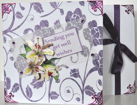 Floral Fantasy Paper 1 by Elaine Thompson
