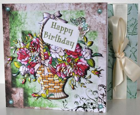 Basket of Assorted Roses by Elaine Thompson