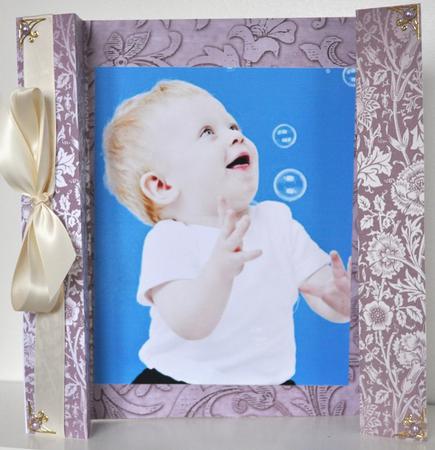 Dusky Pink Vintage Calico Swirl A4 Backing Paper by Elaine Thompson