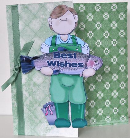 Mint Green Daisy Quilt Print A4 Backing Paper by Elaine Thompson