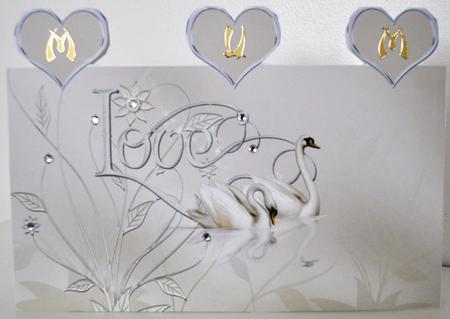 Special Hinges Loving Swans by Elaine Thompson