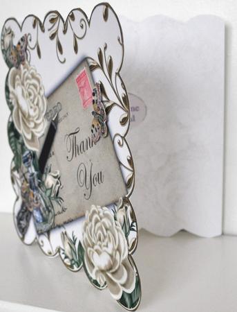 Cream Roses Paper by Elaine Thompson