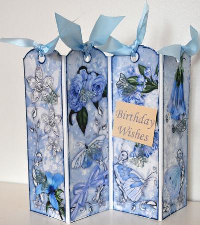 Heaven Scent Bookmarks in Sky Blue by Elaine Thompson