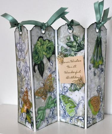 Heaven Scent Bookmarks in Apple Green by Elaine Thompson