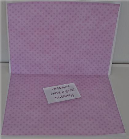Backing Paper to Match Pansy A4 Design by Elaine Thompson
