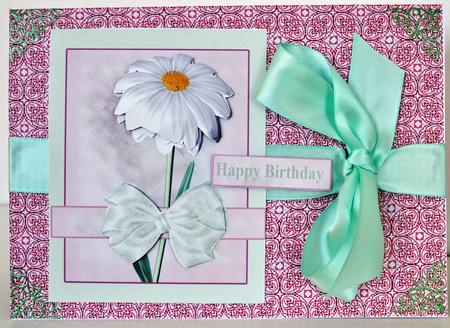 Pretty in Pink and Green Wedding Anniversary ,birthday by Elaine Thompson