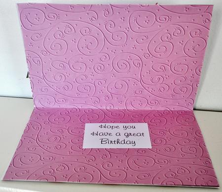 Shabby Summertime 'swirls Embossed' Backing Paper by Elaine Thompson