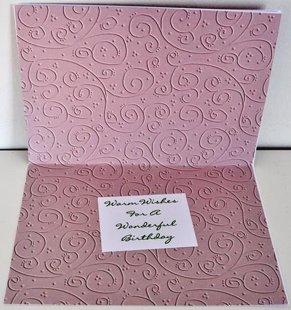 Shabby Summertime 'swirls Embossed' Backing Paper by Elaine Thompson