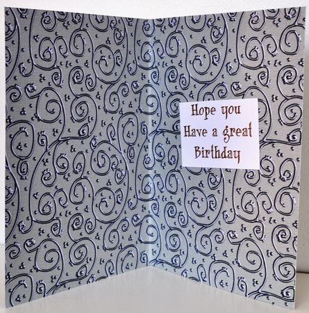 Neutrals 'metallic Swirls - Silver' Backing Paper by Elaine Thompson