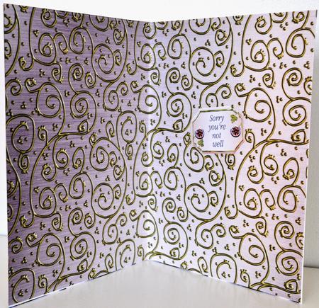 Metallics 'metallic Swirls - Gold' Backing Paper by Elaine Thompson
