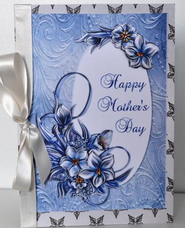 Mother's Day Blue Floral Frame Featured Gallery Photo