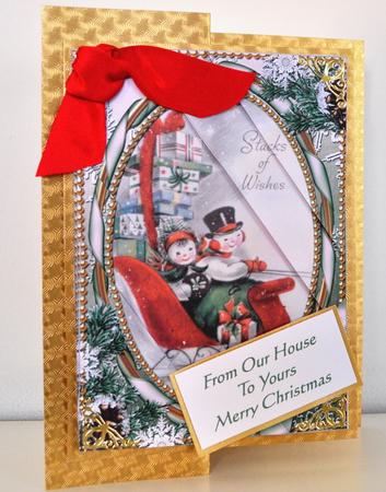 Stacks of Wishes 7x5inch Triangle Duo Corner Stacker by Elaine Thompson