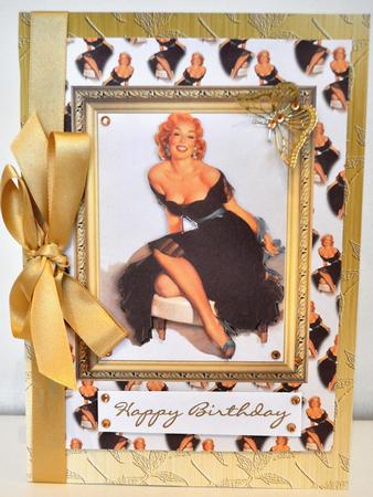 A4 Pin Up Girl 2 by Elaine Thompson